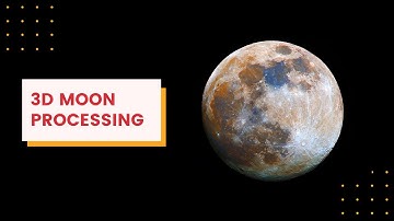 3D / HDR Moon Processing | How to make 3D Moon in Photoshop | ryanxbraxton