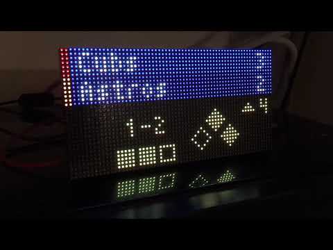 MLB Raspberry Pi Scoreboard Timelapse Demo