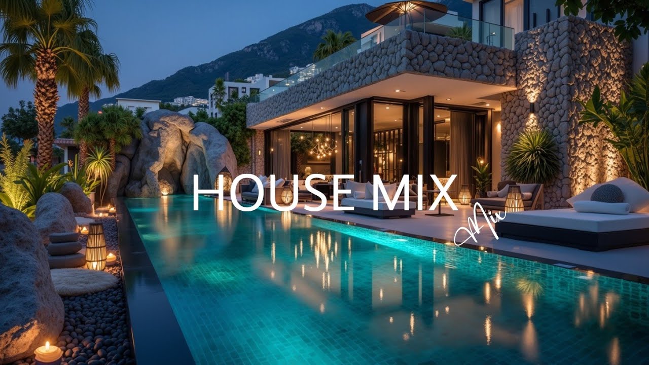 Роскошный Deep House Chill Mix - Расслабляющая Атмосфера У Бассейна и Музыка Заката