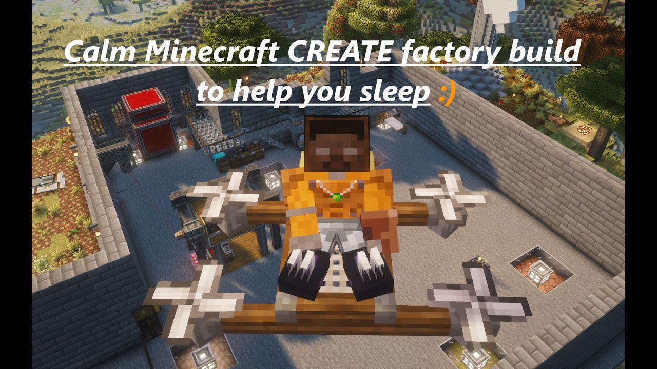 Minerest Ep4 [Calm Minecraft CREATE (and addons) Factory & Power Plant ...