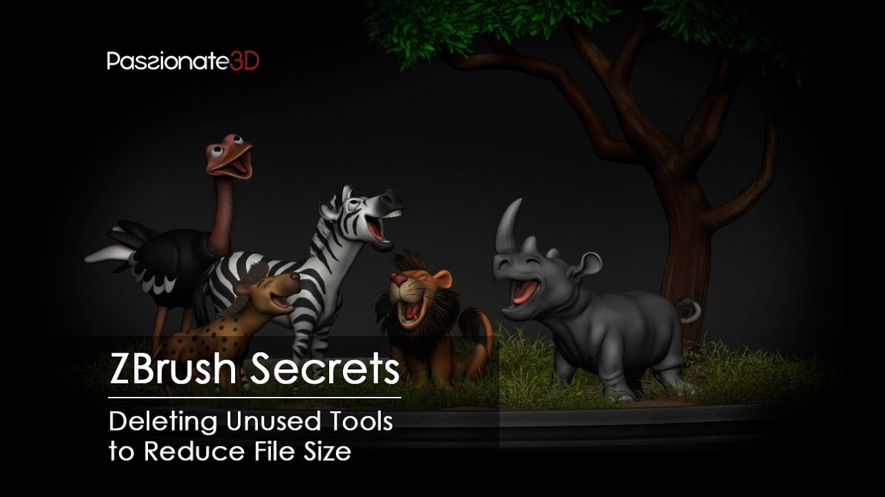 how to reduce size of objects with zbrush