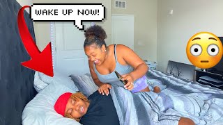 WAKING FRUIT UP IN A PANIC SAYING MY EX IS SINGLE. LMAO **HILARIOUS**