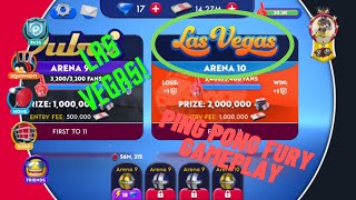 PING PONG FURY - PRO PLAYER WITH KILLER SERVES - ARENA 10 LAS VEGAS 