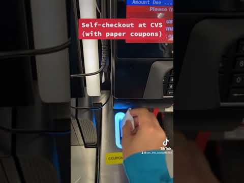 Self checkout at CVS with Paper coupons!!!