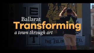 Transforming a town through art