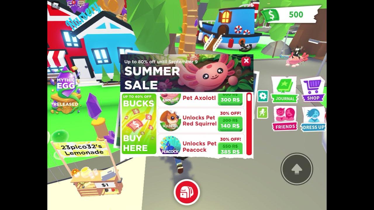 Adopt me AXOLOTL! YouTube