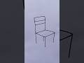 Chair Drawing Easy Step By Step For Kids Chair Art Viralvideo Drawing Shorts Shortvideo 