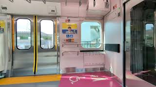JR Senseki Line E131 series 800 series (N7) running sound (Mitsubishi SIC-VVVF) In-car announceme...