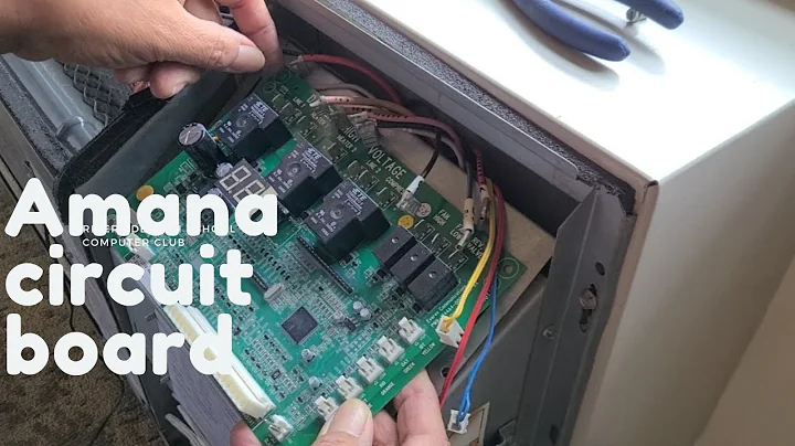 How to replace the circuit board on an Amana PTAC Heatpump DIY