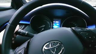 Toyota c-hr hidden menu