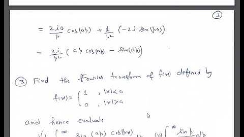 FOURIER TRANSFORM LEC 1