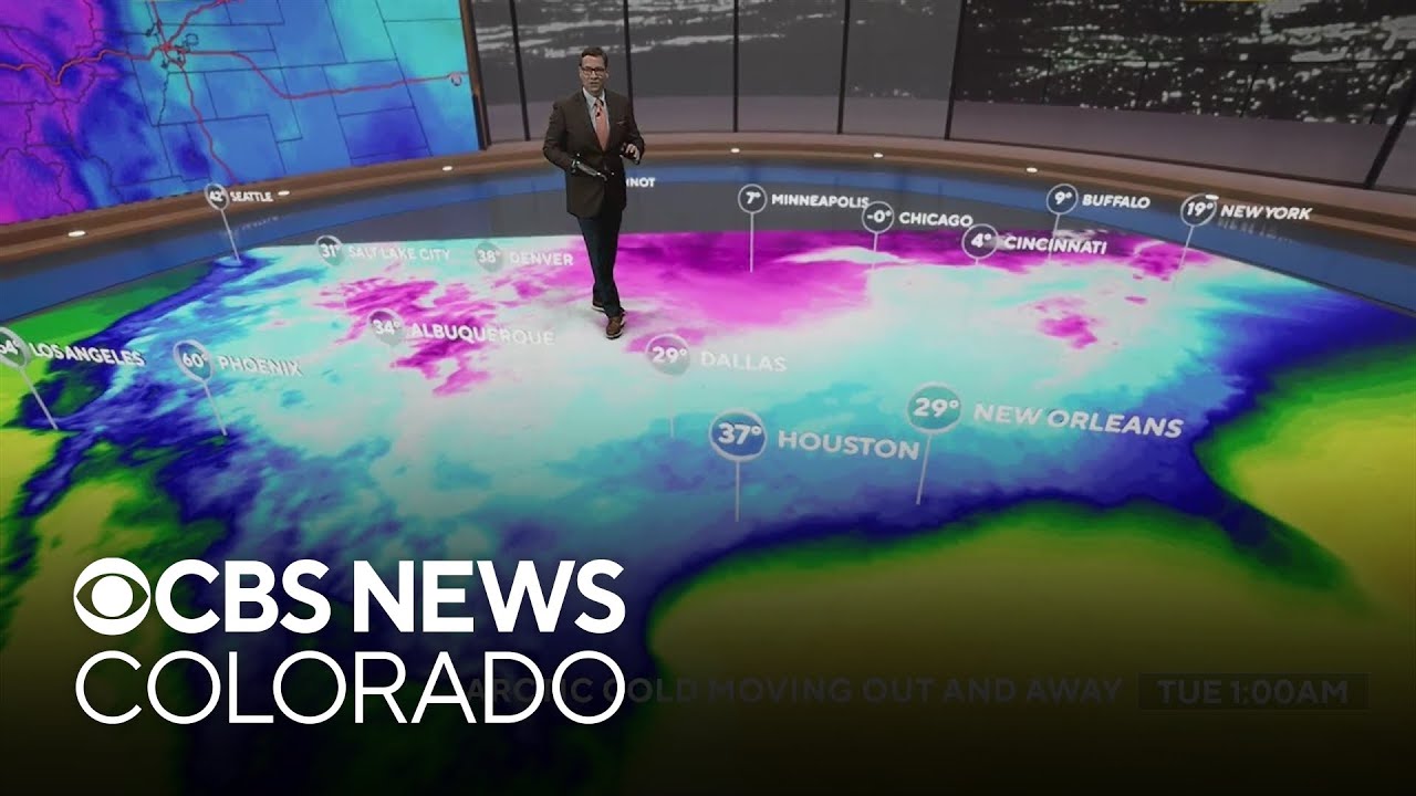 Arctic air moves on with two more regular cold fronts on the way - YouTube
