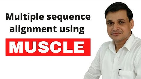 MUSCLE tool for Multiple sequence alignment | A bioinformatics important tool | MUSCLE tutorial