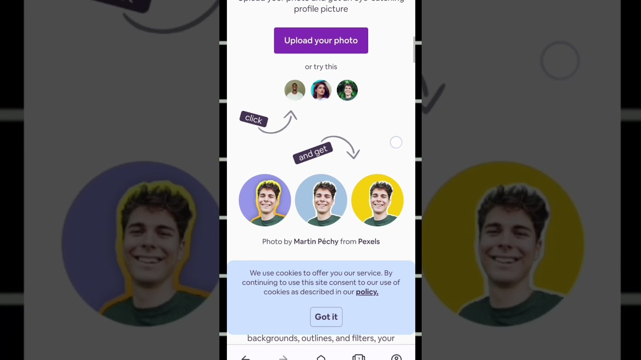 Picofme.io professnal dp