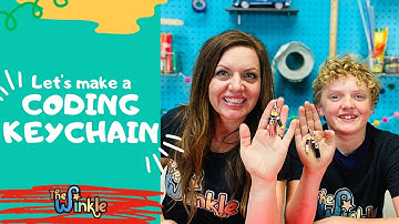 Binary Code Keychain STEM Activity