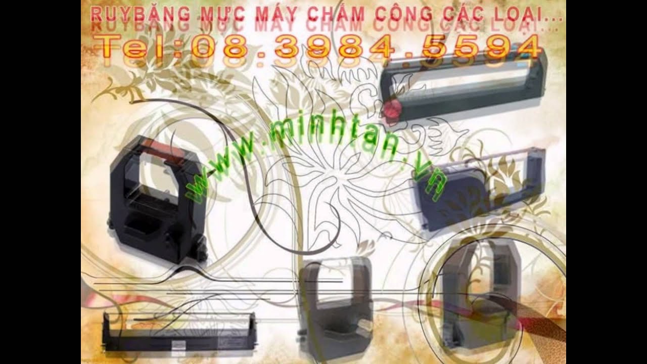 Ruy băng máy chấm công JM 6200 Ak