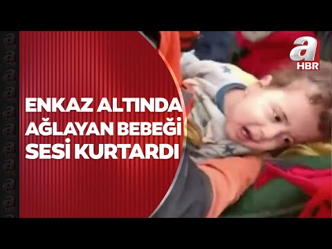 Bu acıya yürek dayanmaz! Hatay'da enkaz altında ağlayan bebeği böyle kurtardılar