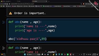 Information Python lecture 18 | functions part 2 | NMD PVT LTD Guide