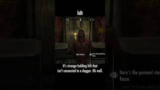 hilt — The Elder Scrolls V: Skyrim dialogue scene