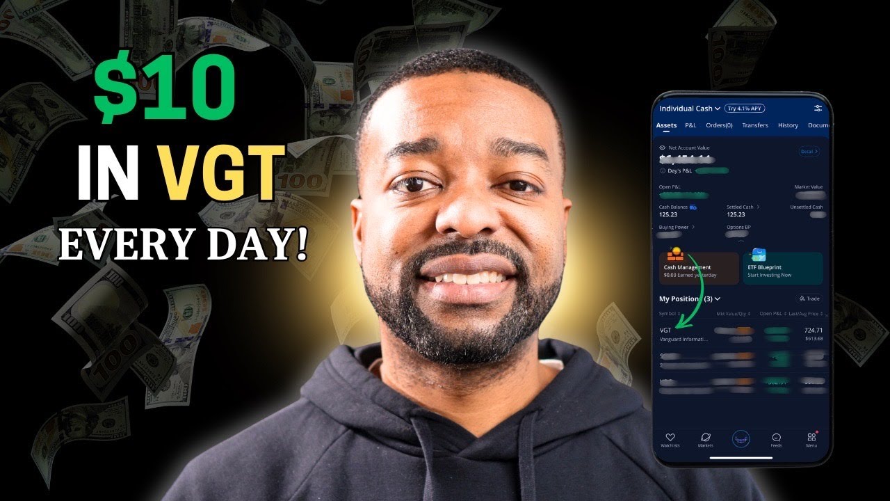 What Happens When You Invest $10 a Day In VGT? (136 Day Results!)