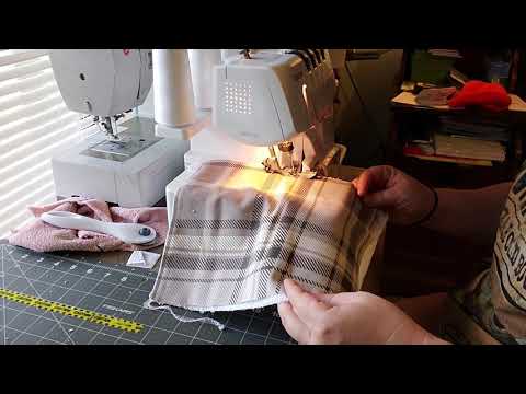 Quick bit: Sewing  Washcloths - Serger