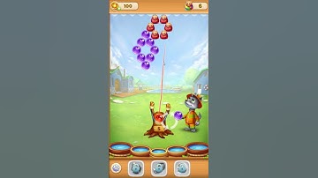 Bubble Pop Forest Rescue Level 1 no booster [Gameplay Walkthrough] optimized for smartphones