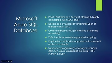 Introduction to Azure SQL Database