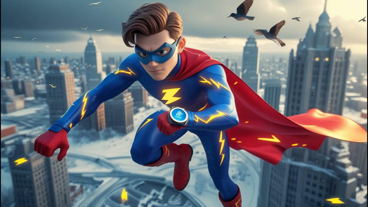 Captain Zoom vs Glacier Attack ❄️⚡ | Superhero Cartoon in Hindi | बच्चों की एक्शन कहानी