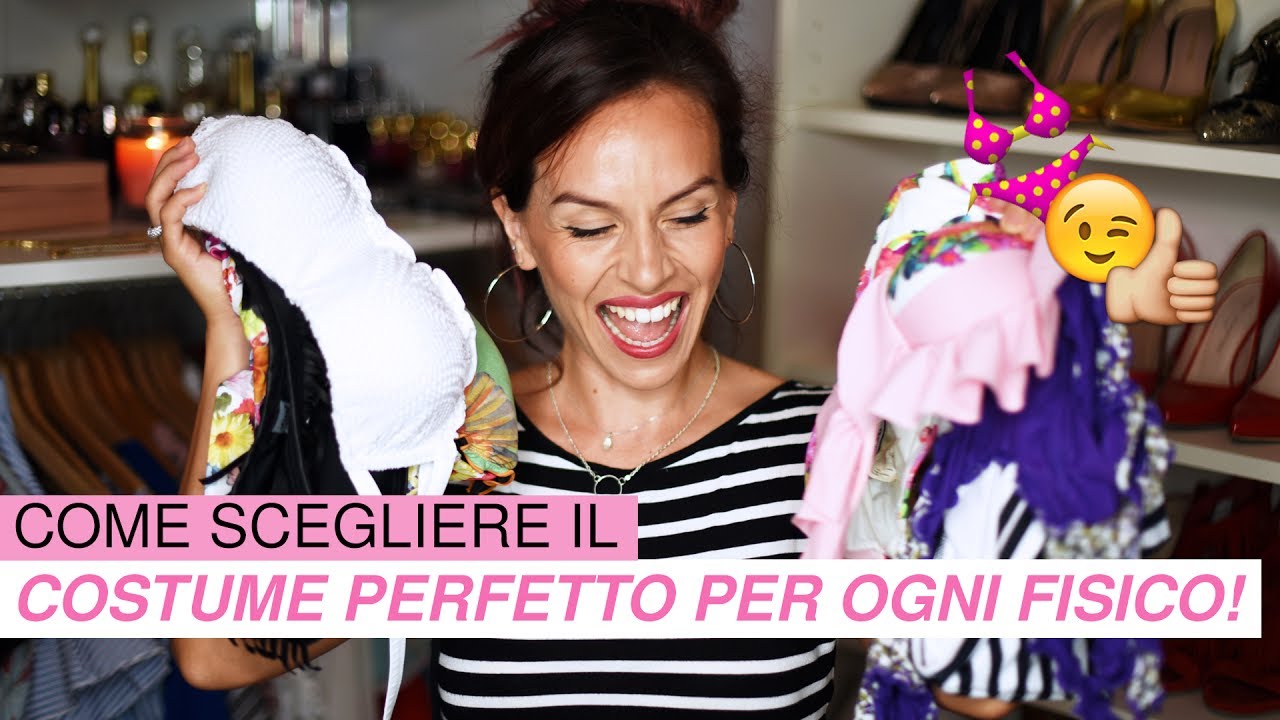 Pancetta, fianchi larghi o tanto seno? ECCO IL COSTUME PIÙ ADATTO A TE! YouTube