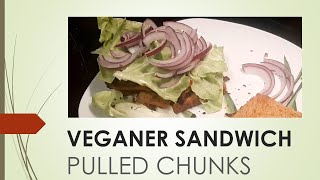 Veganes Sandwich mit Pulled Chunks aus Erbsenprotein - Einfach selbst kochen by traindee 325 views 2 years ago 4 minutes, 20 seconds