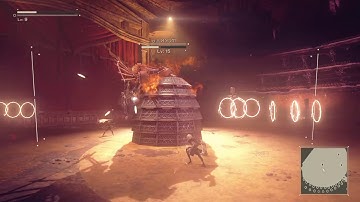 NieR:Automata boss 2: Screaming robot