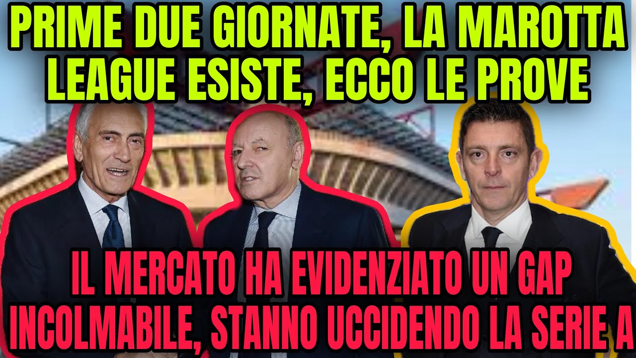 ECCO LE PROVE DELLA MAROTTA LEAGUE! LA SERIE A STA MORENDO!