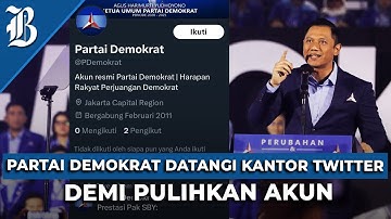 Jumlah Followers Twitter Partai Demokrat Drop, Kok Bisa?