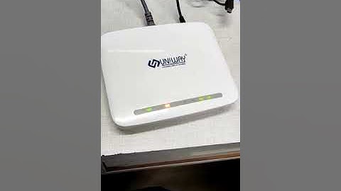 uniway onu + router - wifi router setup