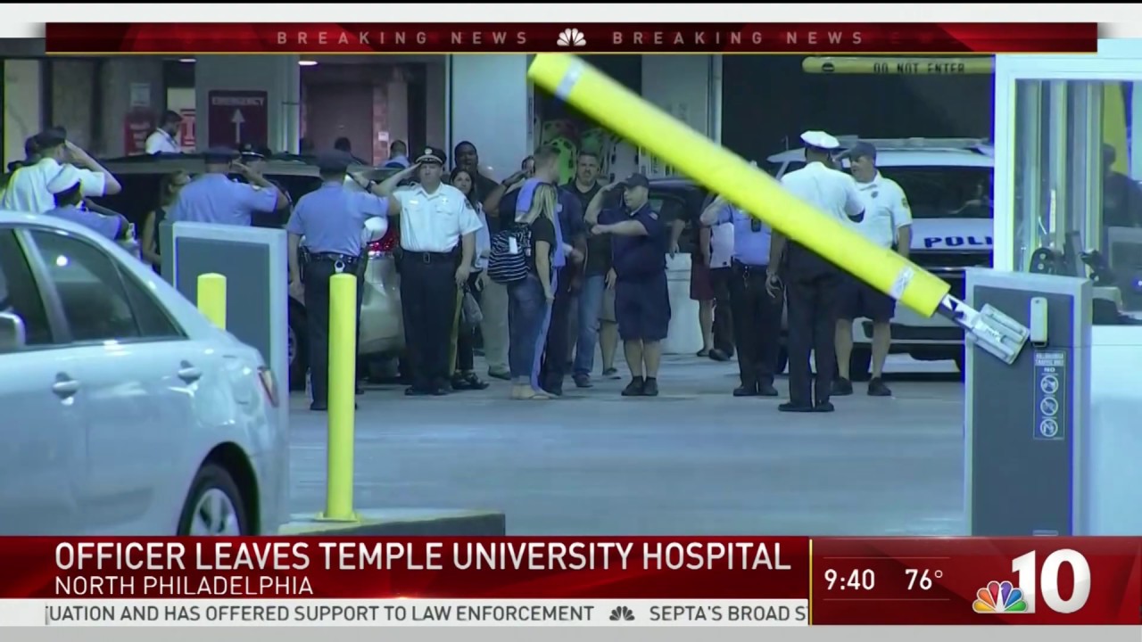 Philly Police Salute Officer Injured in Gun Battle | NBC10 Philadelphia