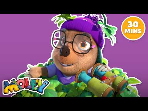 Moley: Exploring MoleTown & Hidden Worlds! 🗺️ ✨ | Full Episodes | Kids Animation