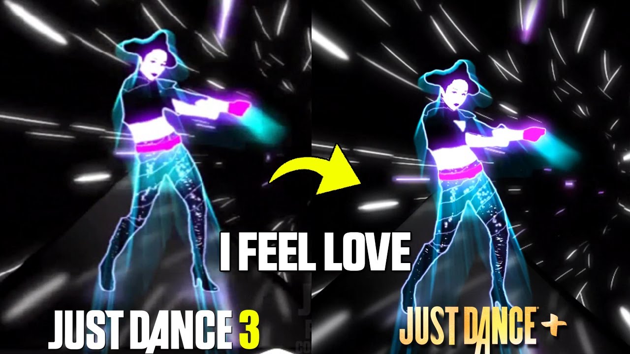 JUST DANCE COMPARISON - I FEEL LOVE | JD3 x JD+ - YouTube