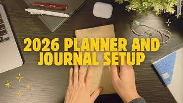 My 2026 planner and journal setup | Midori PRD + Travelers Notebook + Kunisawa 👀📒