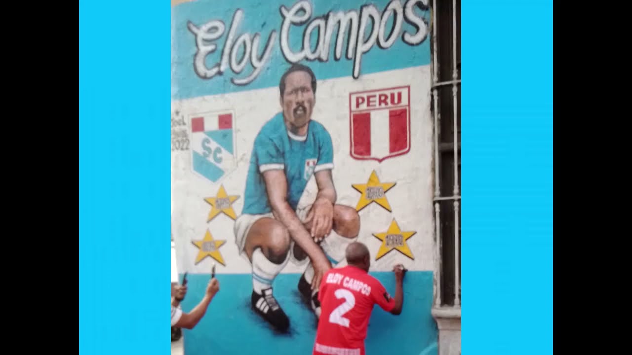 Homenaje a Eloy Campos, infantil del Sporting Cristal desde 1956 y en 1er equipo entre 1959 y 1974.