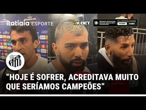 SANTOS PLAYERS REGRET ELIMINATION AND TALK ABOUT TURNING THE PAGE IN THE BRASILEIRÃO