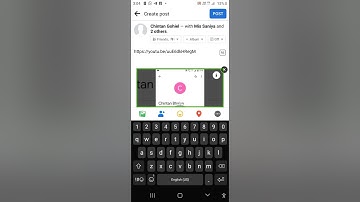 how to create Facebook post wheat talk back from blind user