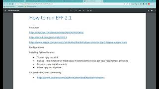 EFF2.1 - How to Run - Fantasy Football Application using Python