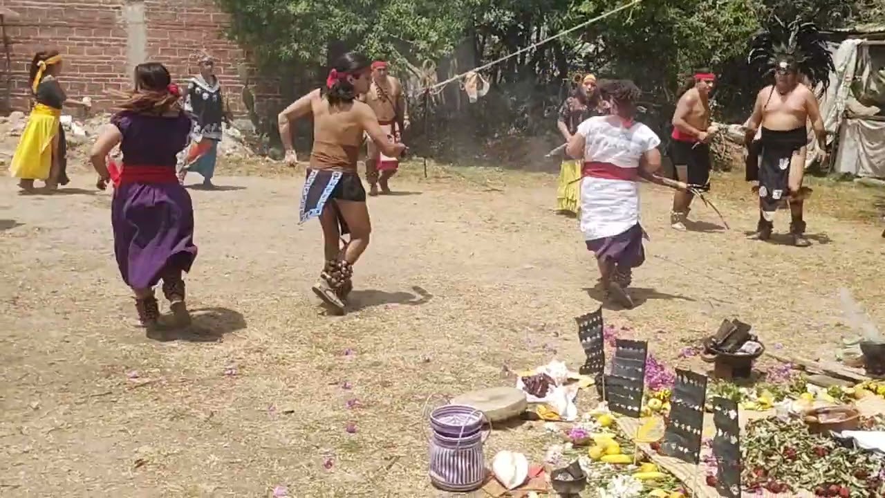 Danza colibrí compartiendo el rezo con Mictlantezcachimalli