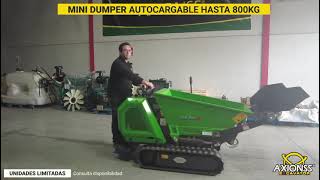 Minidumper autocargable y con basculante hasta 800kg