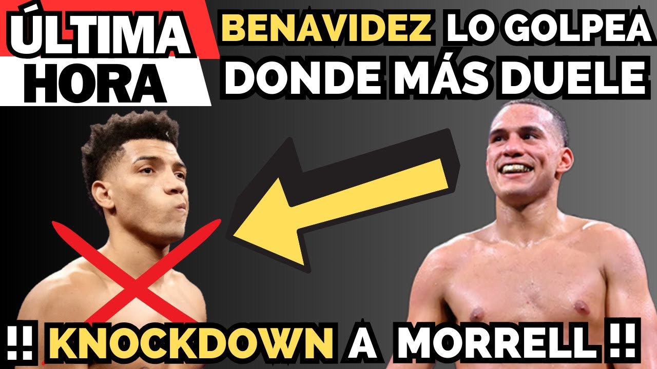 Knockdown fuera del ring 😮‼️ Benavidez le pega donde más Duele a David Morrell ‼️