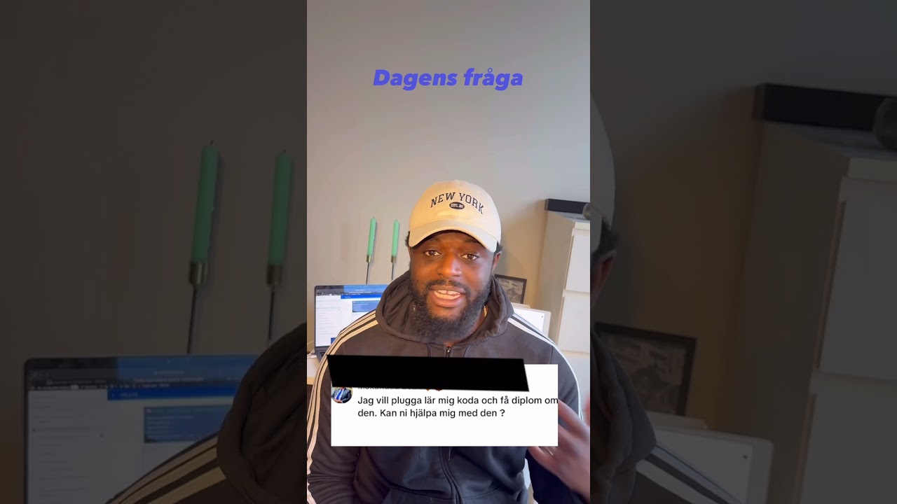 Vill du ocks&aring; l&auml;ra dig koda & f&aring; diplom? 🚀💻 #coding #code #codinglife #glorytoglory #glorytogod