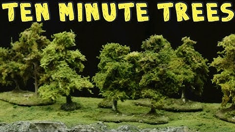 How to make ULTRA REALISTIC wargaming trees