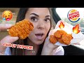 Burger Kings NEW GHOST PEPPER Chicken Nuggets Mukbang! *OMG* | Steph Pappas
