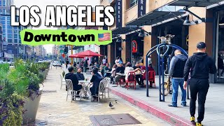 LA - Walking in downtown Los Angeles , California, USA | Los Angeles walking tour 4K | LA downtown