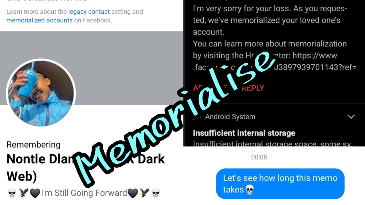How to memorialise Facebook account less than 8mins💀100% working I'd Dafan •2023 memo pandemic•😍